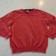 Janie and Jack Coral Lightweight V Neck Sweater Size Youth 5