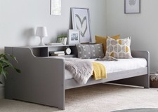 Happy Beds Tyler Wood Day Bed + John Lewis Luxury Kids Wool Mattress 3ft Single