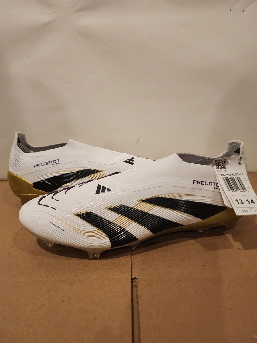 Adidas Predator Elite Laceless FG Soccer Cleats JI1079 Size 