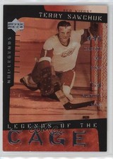 2000-01 Upper Deck Legends Legends of the Cage Terry Sawchuk #LC9 HOF 18m3