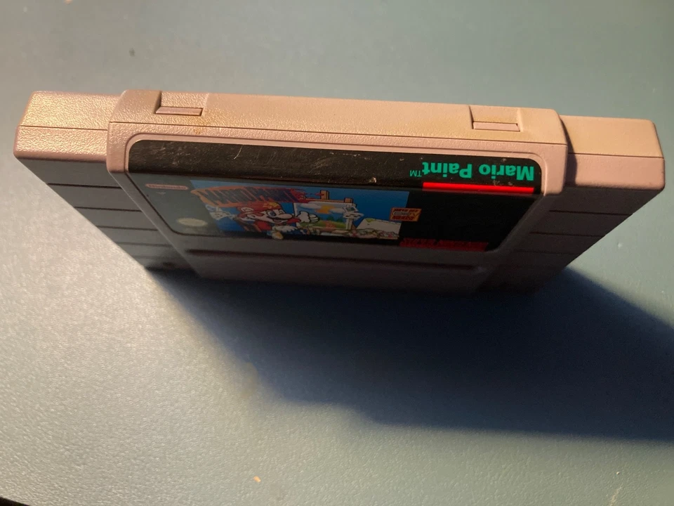 Pintura Mario con ratón (Super Nintendo SNES) funciona auténtica  Foto 4 de 4