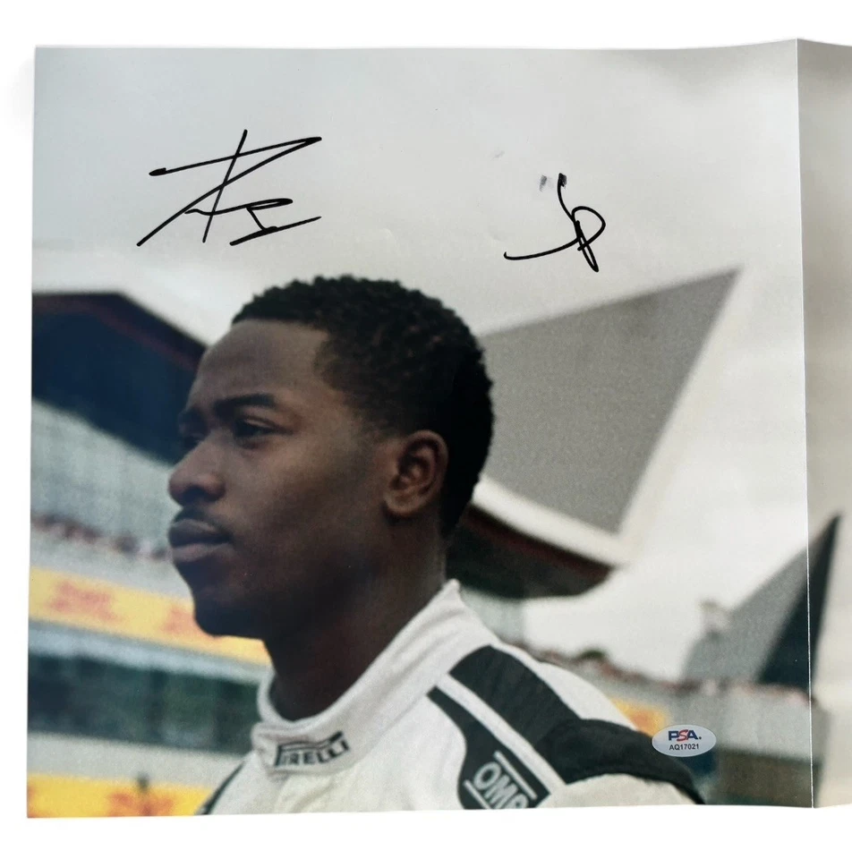 Damson Idris ‘Joshua Pearce’ JP Signed F1 The Movie Vinyl Poster Insert PSA AUTO - Image 2 of 4