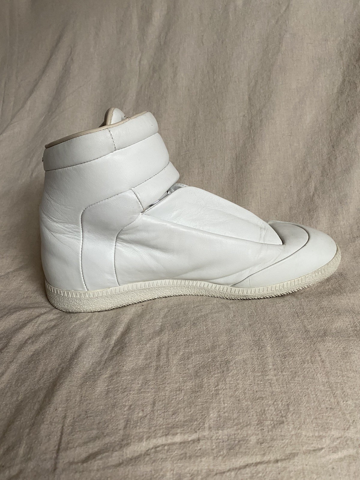 Maison Margiela Future 22 White Mens Leather High Top Sneakers UK 7 US 8 EUR 41 image 5