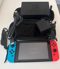 NintendoSwitch 32GB Bundle - Joycons, Grip Controller, Dock, Carry Case.