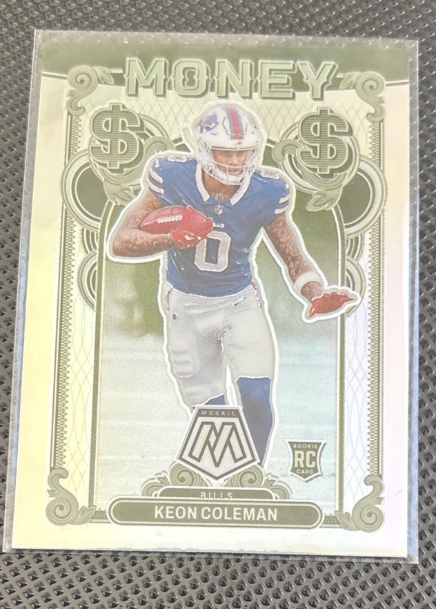 2024 Panini Mosaic Keon Coleman RC SSP Money Case Hit #15 Buffalo Bills