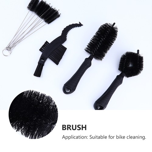 Kit de cepillo de limpieza de cadena de bicicleta de 13 piezas herramienta de cepillo de nailon de lavado de mantenimiento de bicicleta - Imagen 8 de 12