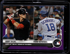 Bobby Dalbec, Frank Schwindel - 2021 MLB Topps Now #746 Purple 20/25 Parallel