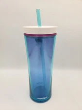 Contigo 20 ounce AUTOCLOSE Shake & Go Tumbler Blue, White, Pink