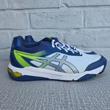 ASICS Gel-Course Ace Spikeless Golf Shoes White Blue Neon Yellow Men's Size 8.5