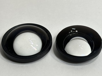 Cinema Lens Glass Element Optical Lot Of 2 - Unknown - Read Notes