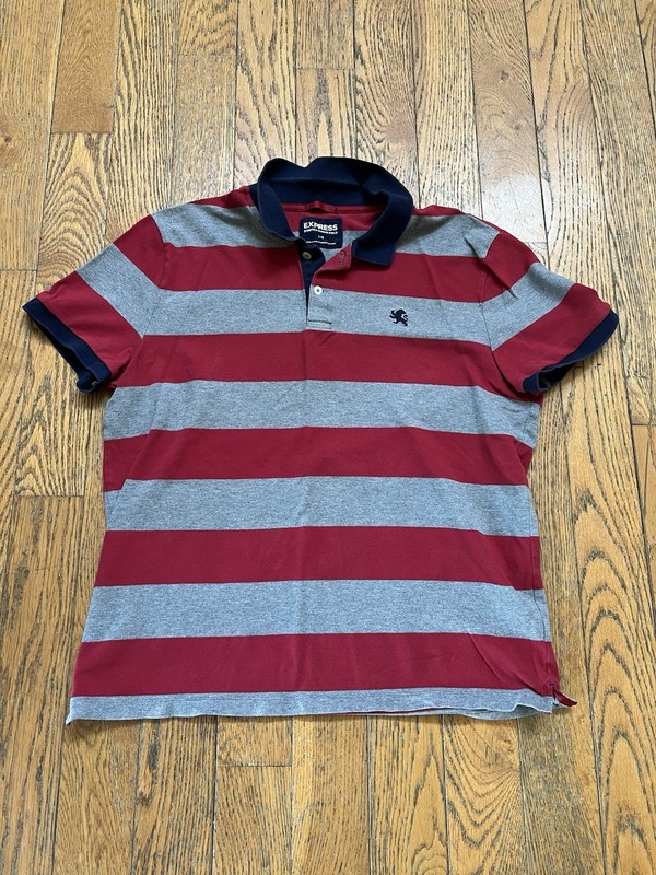 Men’s Express Polo Shirt Sz LG. Good Preowned Condition!