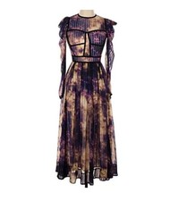 Karen Millen Sheer Mesh Corset Dress