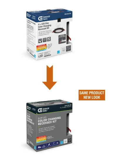 商用电动超薄 4 英寸无罐嵌入式 LED 套件油磨青铜 — 第 4/4 张图片