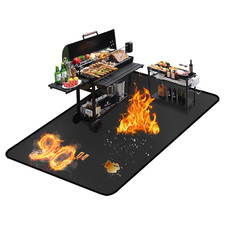 Youlvy 90 65 Inches Under Grill Mats For Outdoor Grill/ Double-Sided Indoor