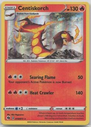 Centiskorch 010/073 Champion's Path Holo Rare