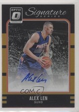 2016 Panini Donruss Optic Signature Series Gold Prizm 4/10 Alex Len #9 Auto 1u6