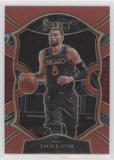 2020-21 Panini Select Concourse Red Prizm 153/199 Zach LaVine #14 0ud4