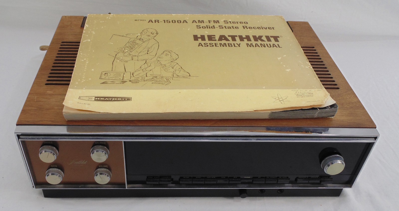 Heathkit AR-1500 vintage audio equipment - eBay listing photo 2