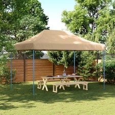 Gazebo Professionale Pieghevole 3x4 m in Acciaio Blu Tenda da Giardino vidaXL