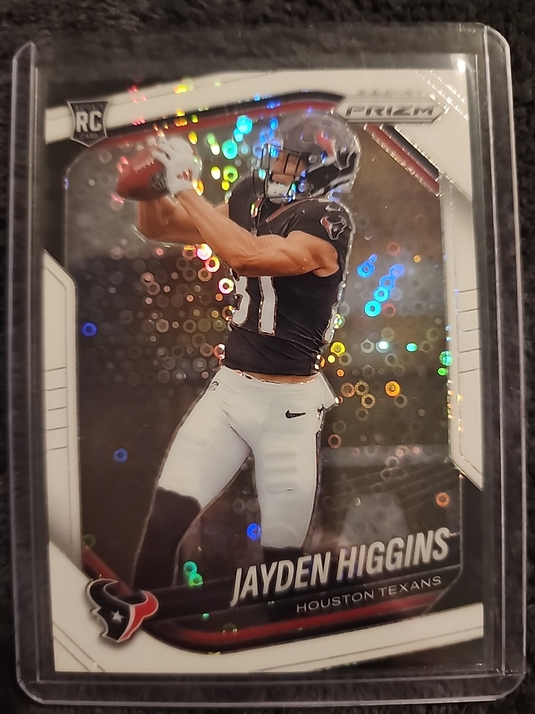 2025 Panini Prizm - Jayden Higgins #376 White Disco