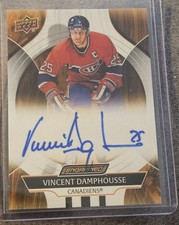 2024-25 Upper Deck Engrained Icons Vincent Damphousse Auto - Montreal Canadiens 