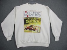 Vintage Monterey Historic Auto Races Sweatshirt Mens Porsche 50 Laguna Seca 90s