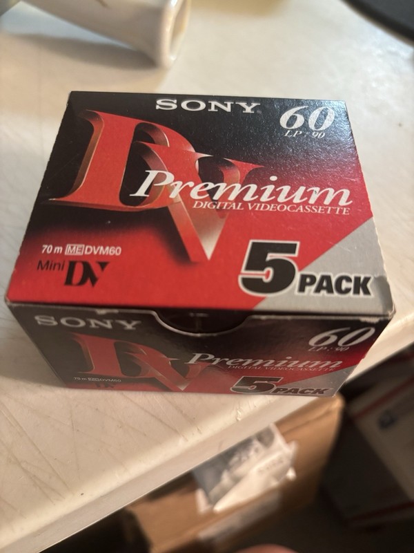 15 New Sealed Sony DVC Premium Mini DV Digital Video Cassette 60 LP  3 - 5pks