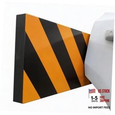 Garage Wall Protector Car Door Protectors Foam Wall 2-Pack Black Reflective