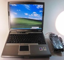 Dell 15" D810 Laptop Windows XP Pro 32 SP3 - 9 pin Serial Port-RS232-AC Adapter