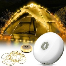 10M Stowable LED String Light Portable Outdoor Camping Retractable Waterproof UK