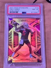 2021 Panini Gold Standard Trey Lance #104 Rose Gold Rookie PSA 8 49ers   #