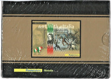 TALIA 2011 FRANCOBOLLO SU LAMINA D'ARGENTO VINCENZO GIOBERTI IN FERMACARTE