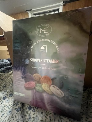 Marvelous Essentials Home Spa Relaxation Shower Steamers All Natural Disc 24pc