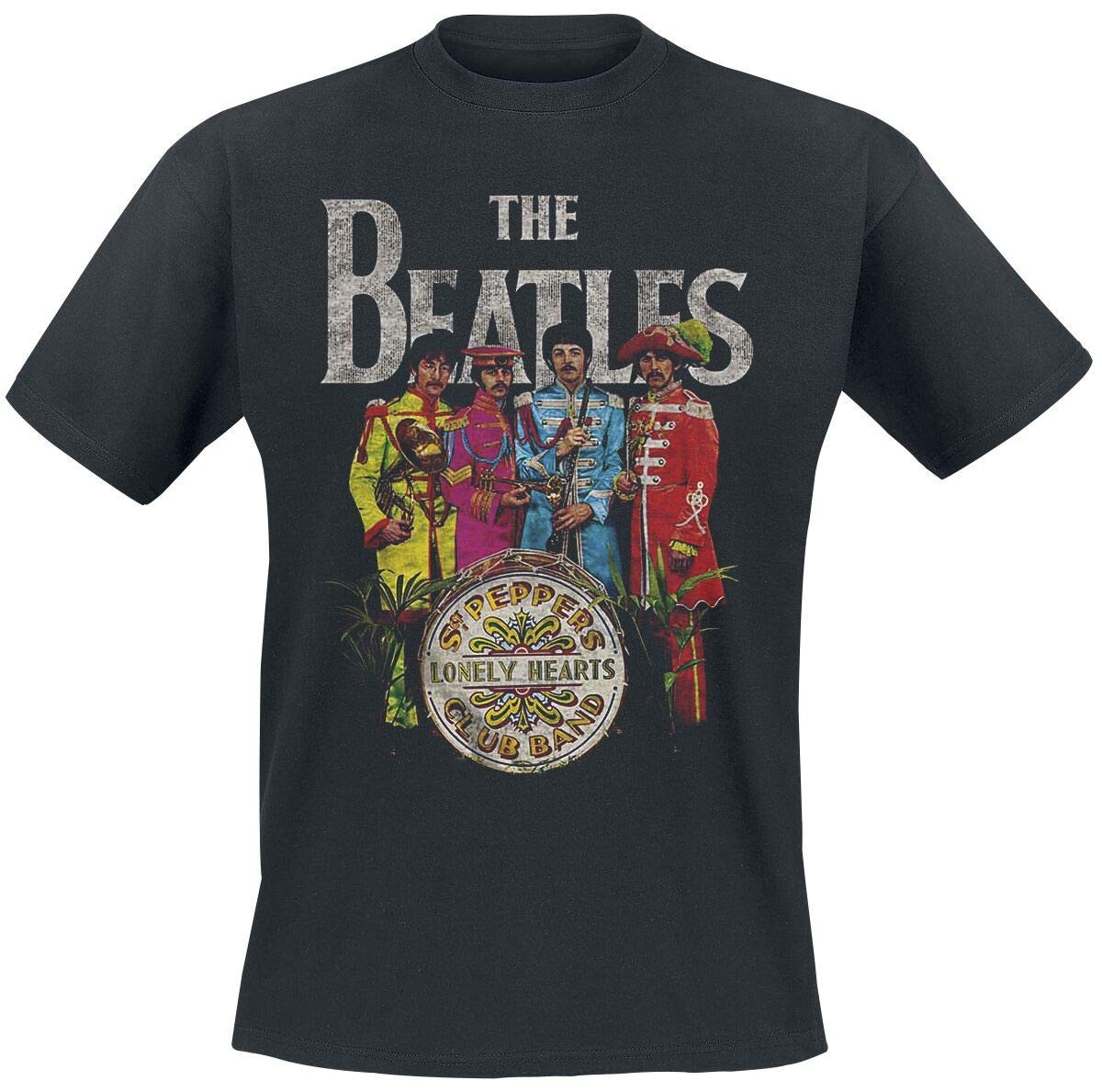 Maglietta unisex The Beatles SGT Pepper Black