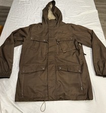 Burton Dryride Men's Snow Jacket Size Medium Brown Full Zip