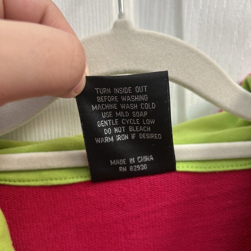 Neu mit Etikett Soho Babe AG-9770 Damen French Terry Hoodie Netz vorne pink Größe Small - Bild 6 von 18