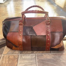 Patricia Nash Patchwork Milano Leather Weeken...