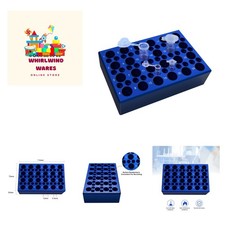 24 Well+36 Well Aluminum Cooling Block,24-Well for 1.5ml /2ml Centrifuge Tube...