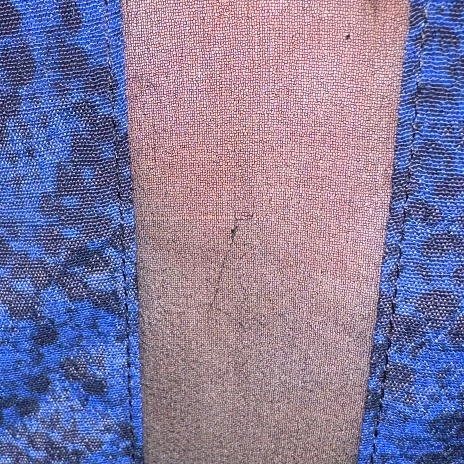 Rebecca Taylor Python Silk Combo Cobalt Blue Spli… - image 12