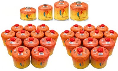 Schraubkartusche 230-300-450-500g Gas Propan Butan Eurogewinde Schraubventil 417
