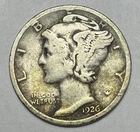 1926-D 10C Mercury Dime 90% Silver