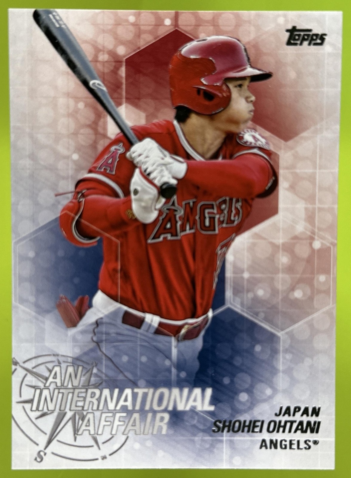 2018 Topps Update Shohei Ohtani #IA-23 An International Affair RC Angels