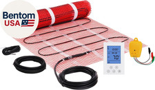 Floor Heating Mat, 20 Sq. Ft, Electric Radiant In-Floor Heated Warm System with