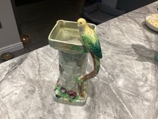 1930s Art Deco Wade Budgie Birdbath Jug Vase