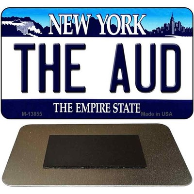 The Aud NY Blue Novelty Metal Magnet 3.5'' x 2'' Magnet (M)
