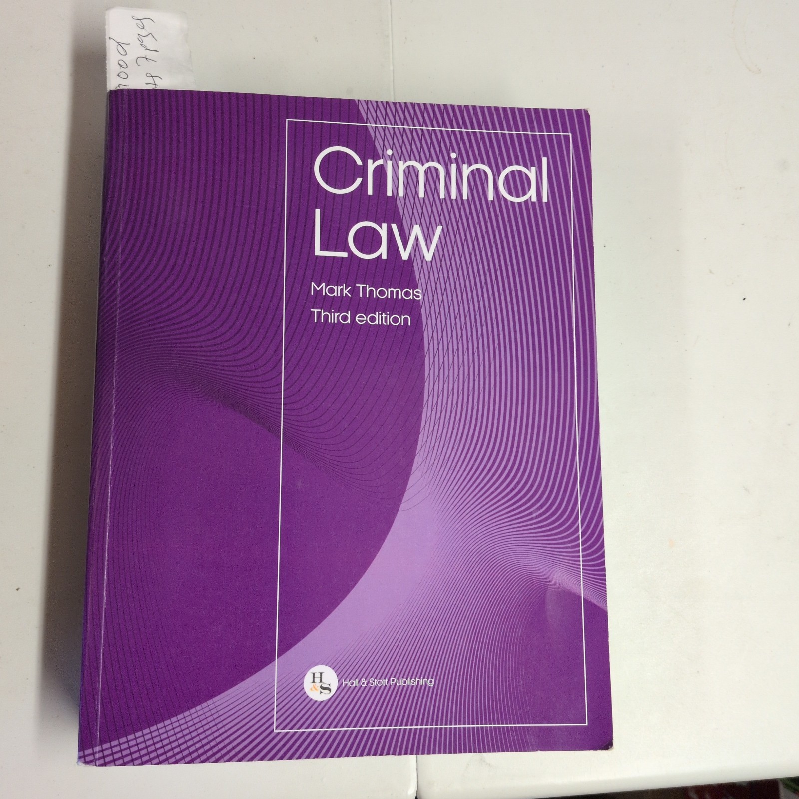 Criminal Law by Mark Thomas (Paperback Book)