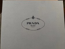 PRADA Chocolate Brushed Leather Loafers Black...