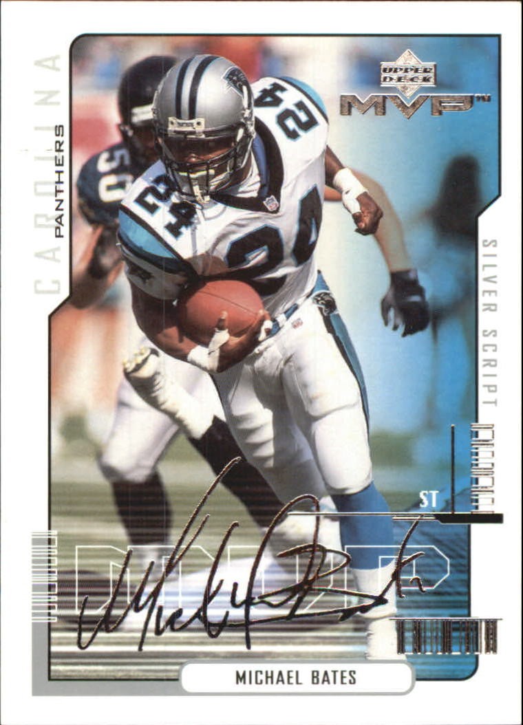 2000 Upper Deck MVP Silver Script #27 Michael Bates - FB
