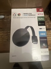 Chromecast Google, Device for TV, Wireless HDMI Display Dongle... 