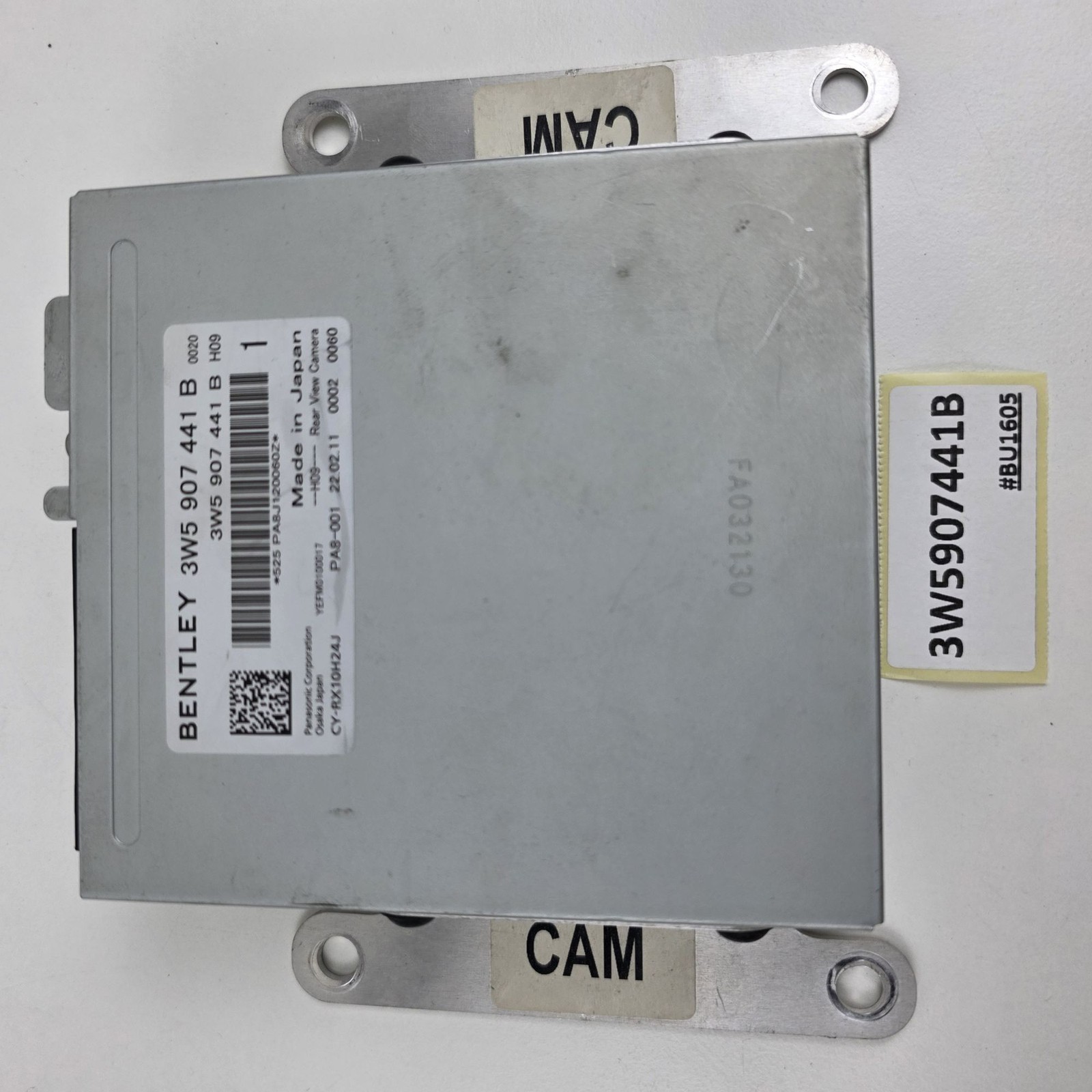 2006-2013 Bentley Continental Flying Spur Camera Control Unit 3W5907441B